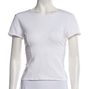 Reformation White Short Sleeve Top